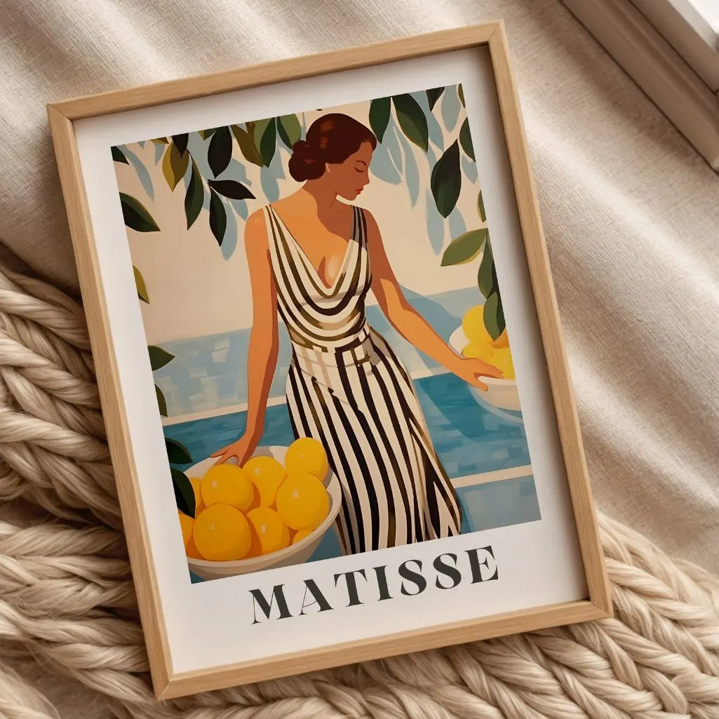 Matisse Lemon Elegance Poster