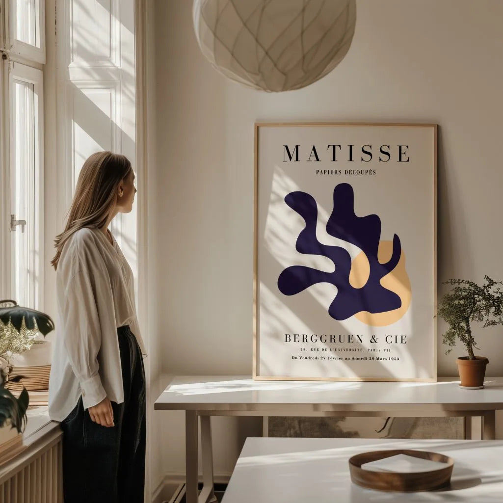 Henri Matisse Forme Abstraite Marine Affiche