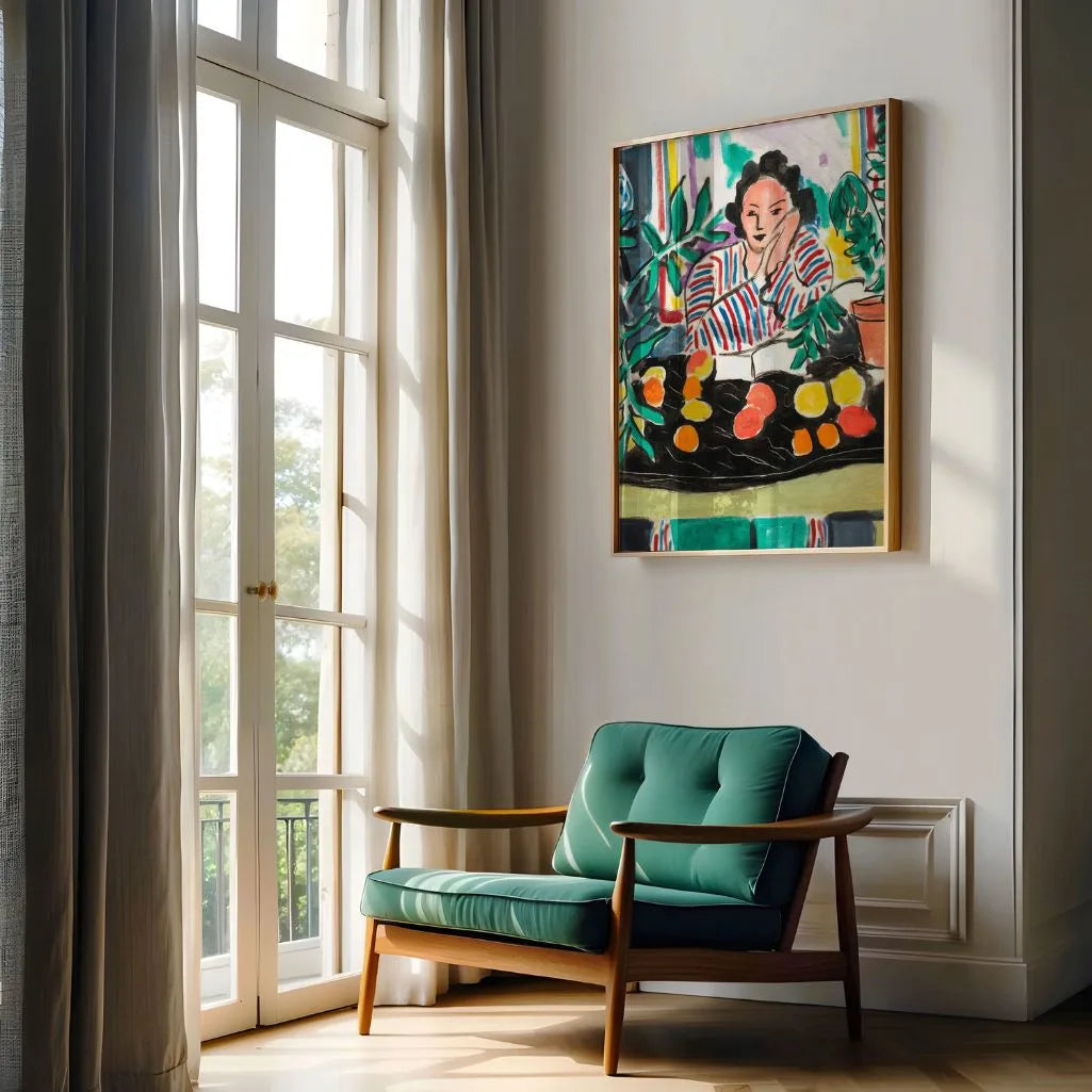 Matisse Etruscan Vase Interior Poster