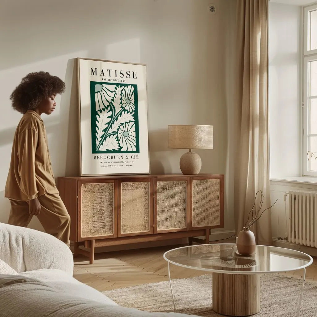 Henri Matisse Green Harmony Flowers Poster