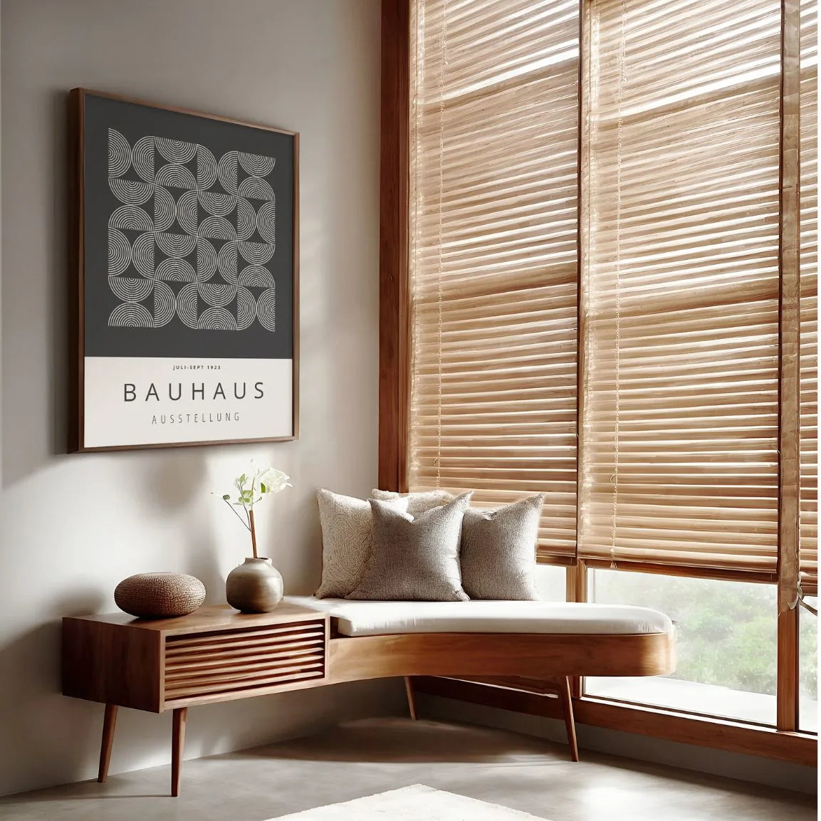 Bauhaus Blanc Affiche
