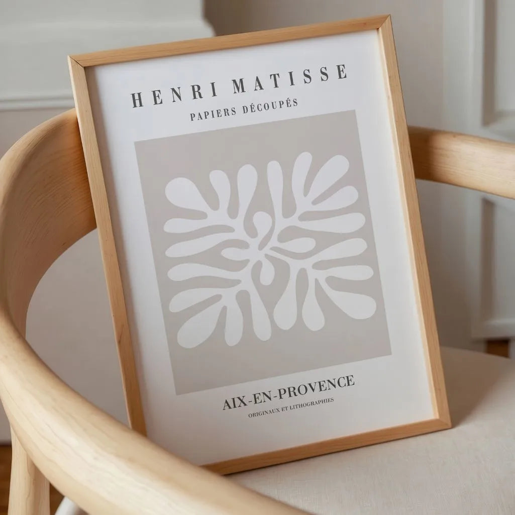 Matisse Beige Form Poster