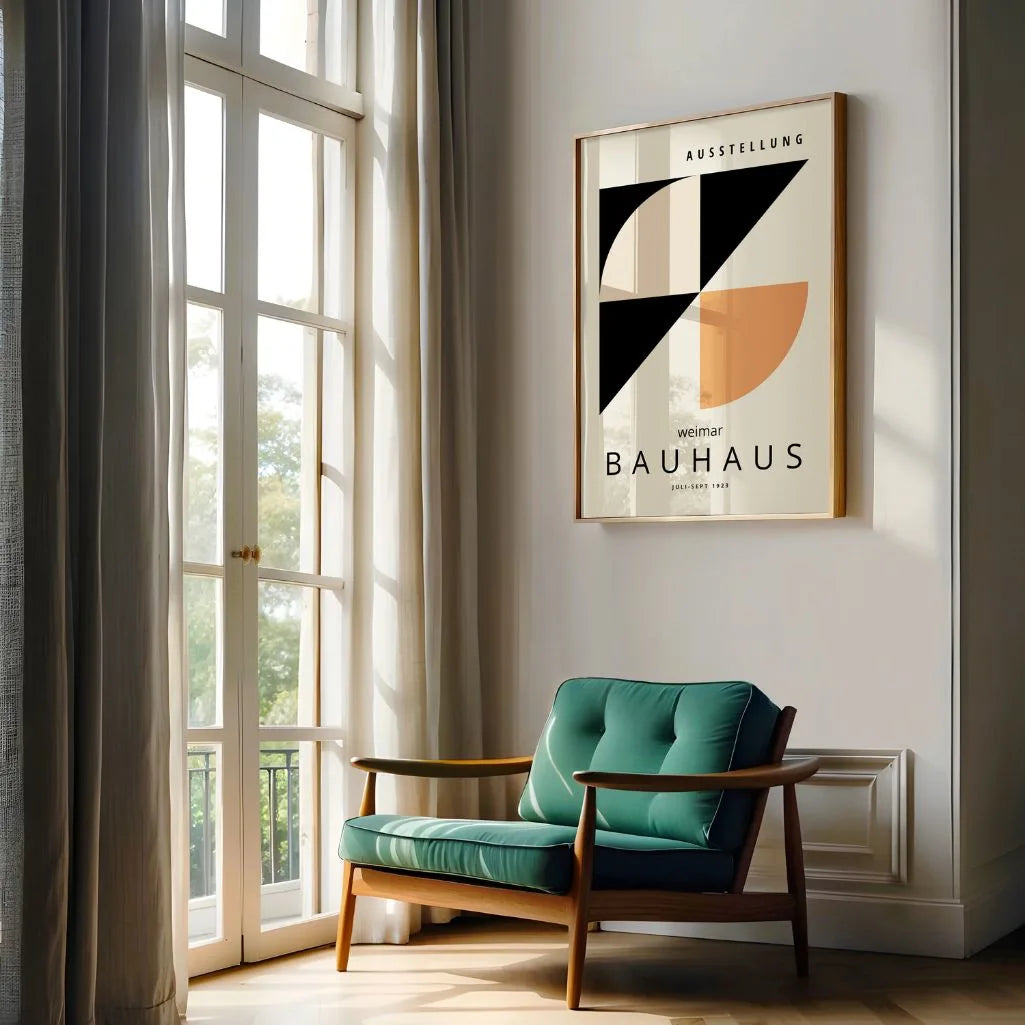 Bauhaus Contraste De Formes Affiche