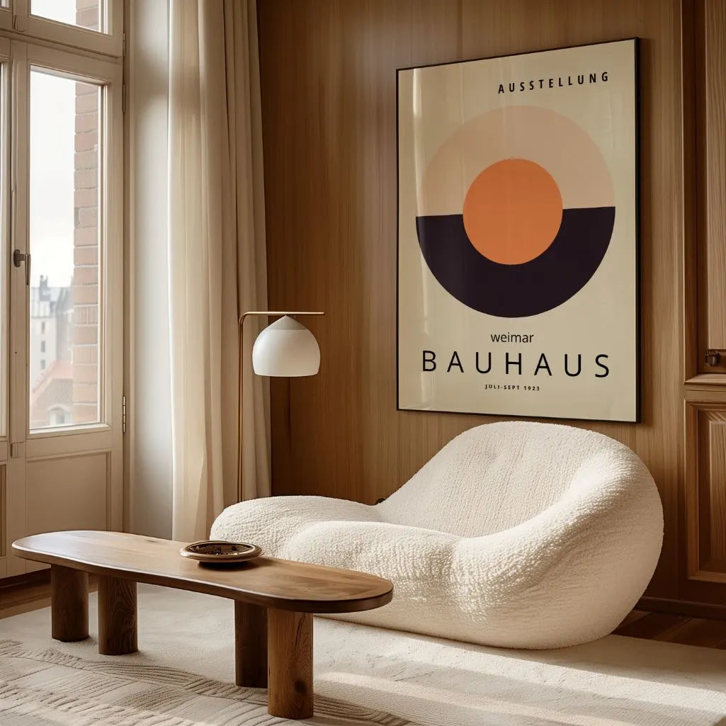 Bauhaus Harmonie Circulaire Affiche