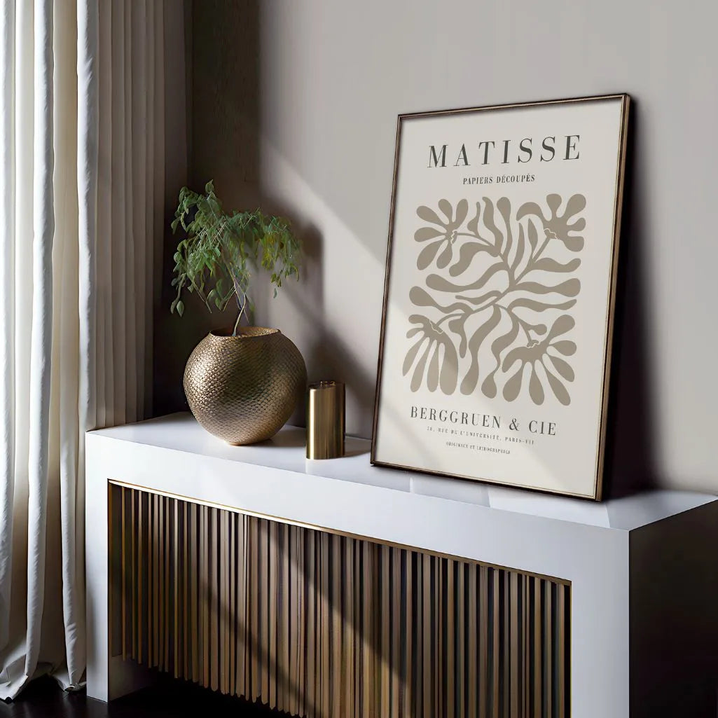 Matisse Beige Cut-Out Harmony Poster