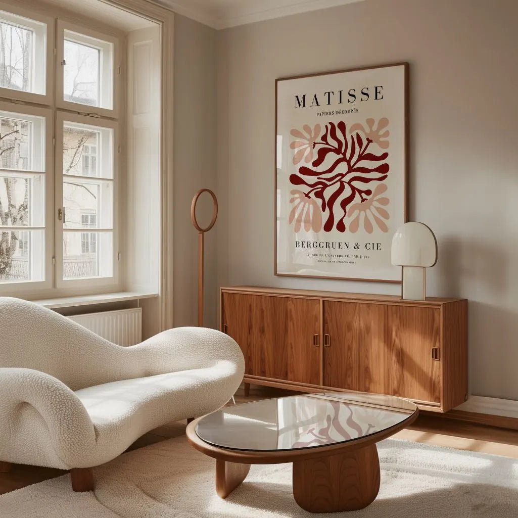 Matisse Red Composition Poster