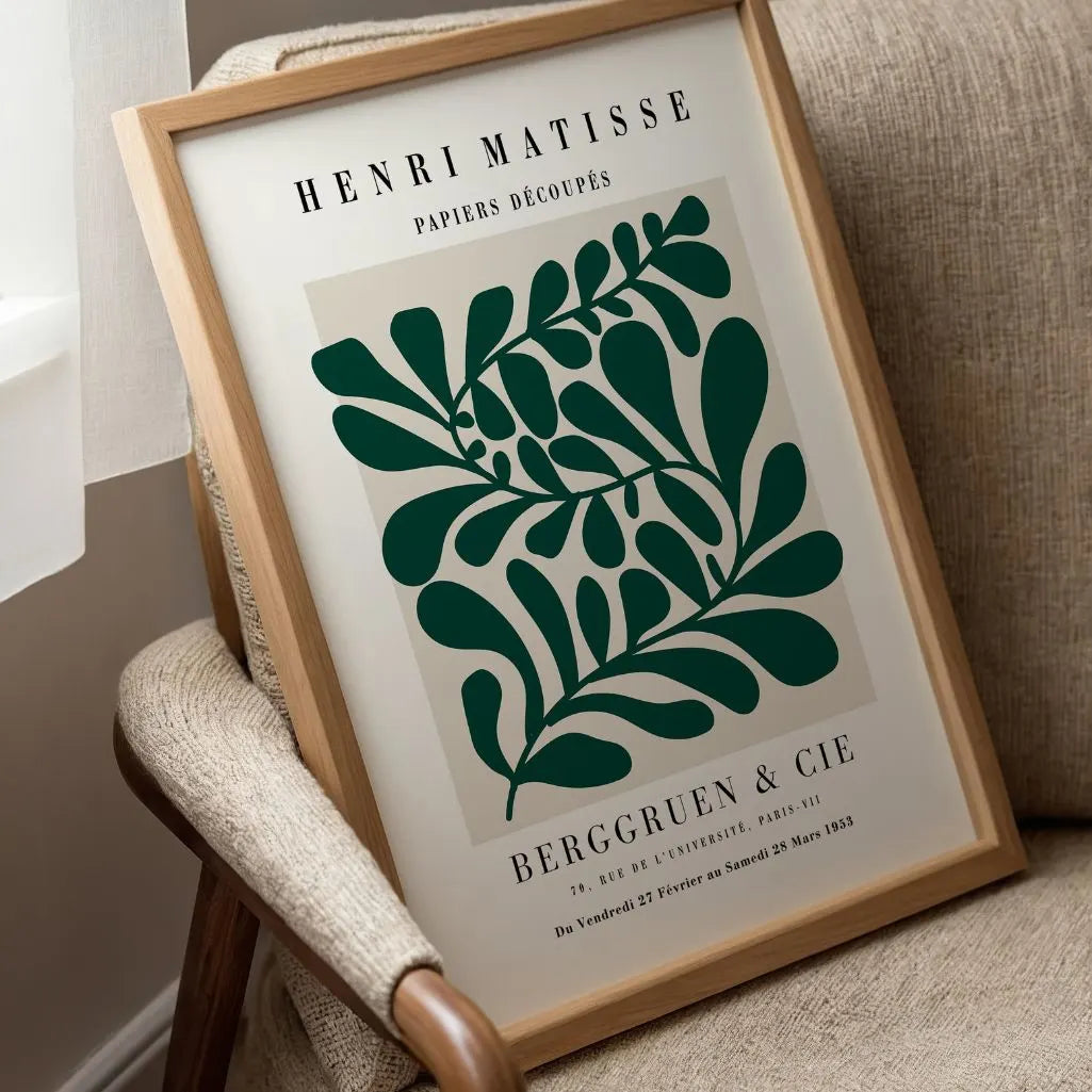 Henri Matisse Green Nature Rhythm Poster
