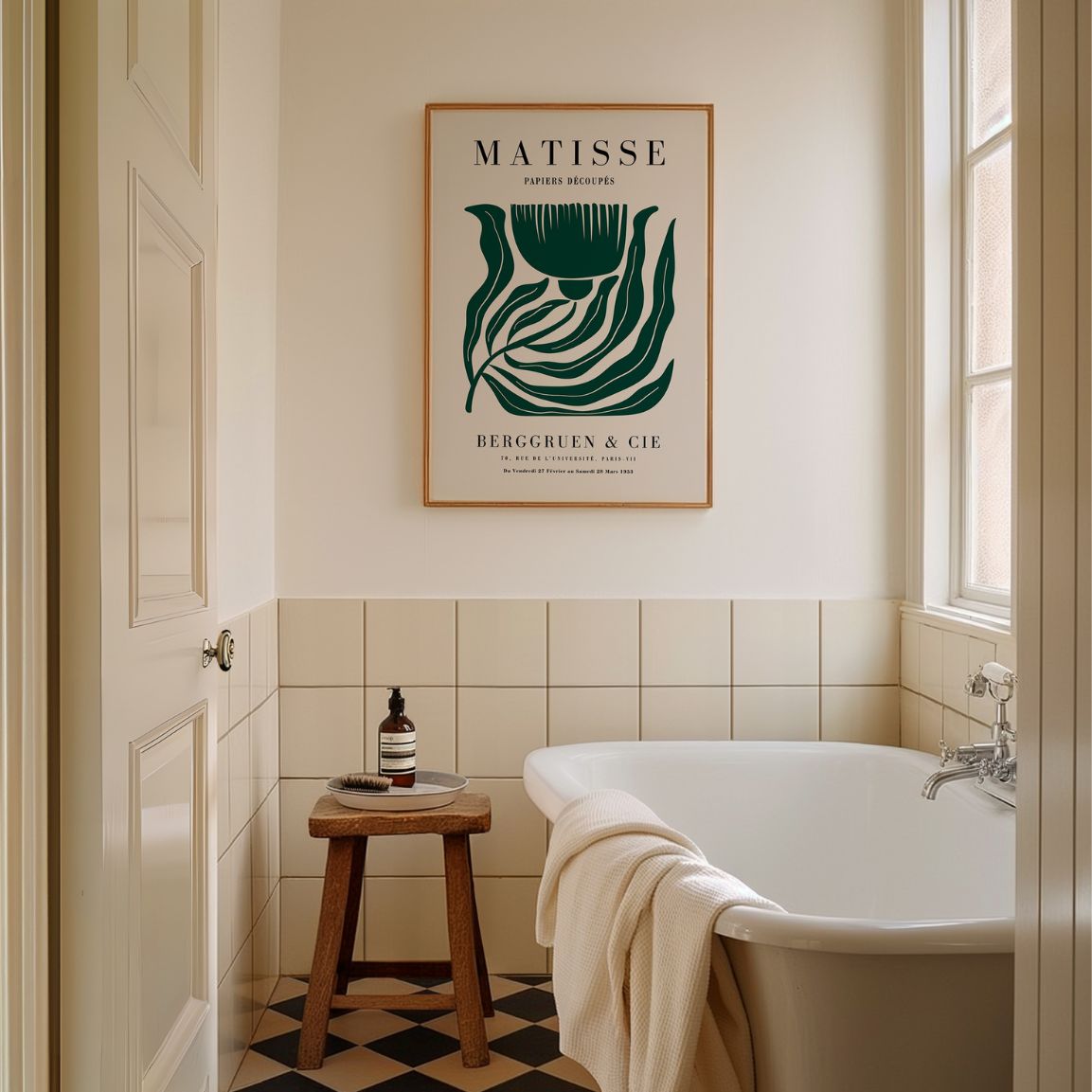 Matisse Fleur Verte Affiche
