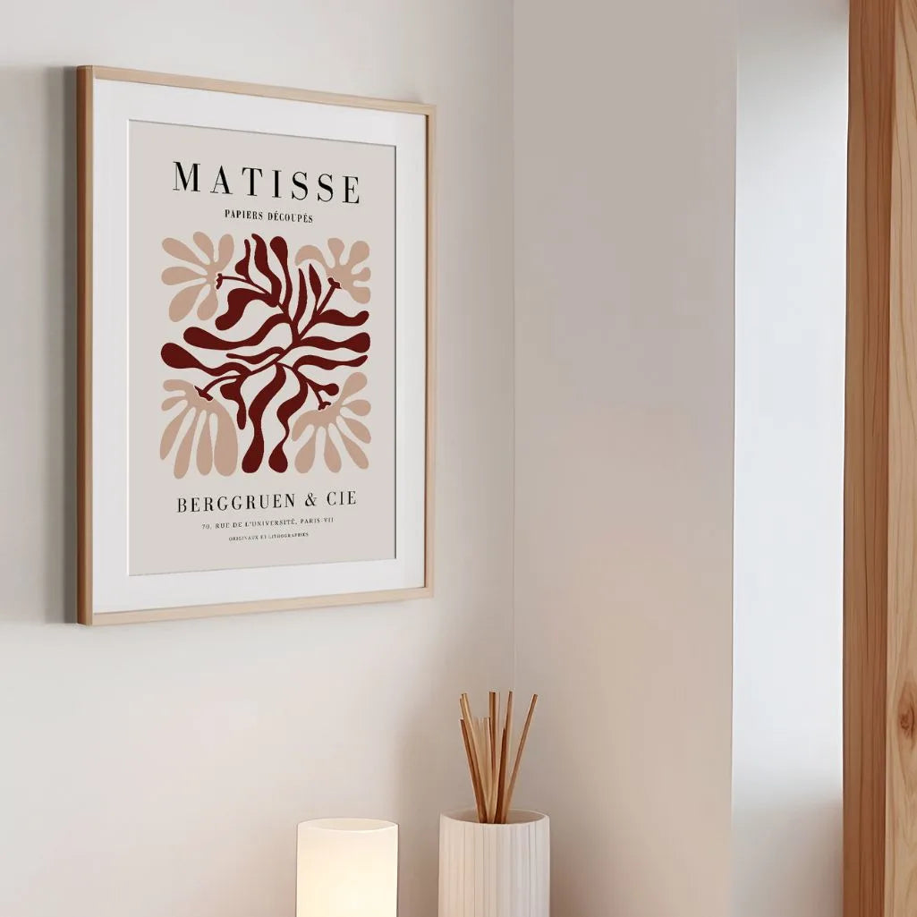 Matisse Red Composition Poster