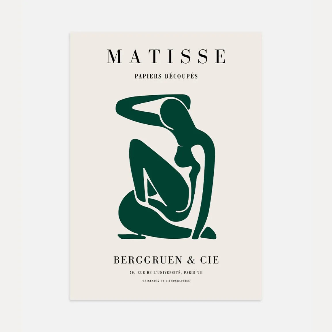 Henri Matisse Green Woman Poster