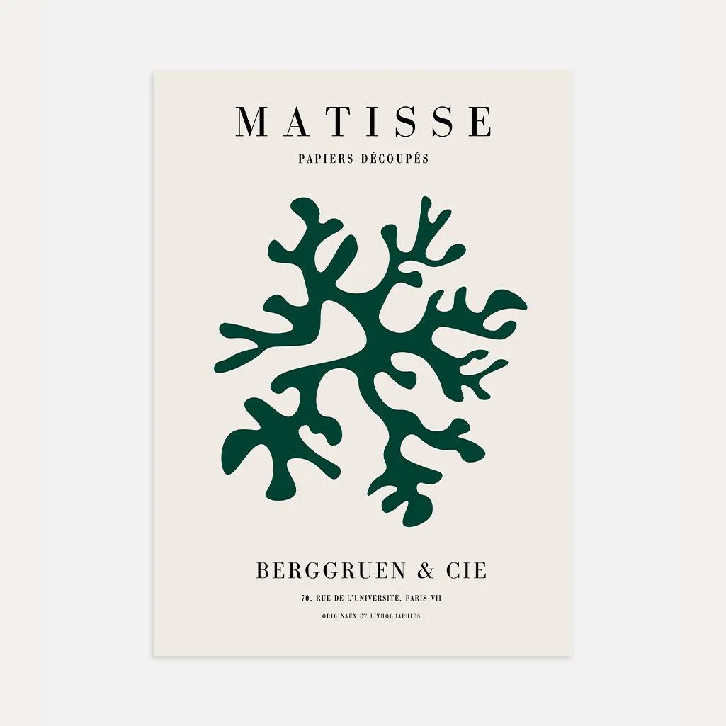 Henri Matisse Green Coral Poster