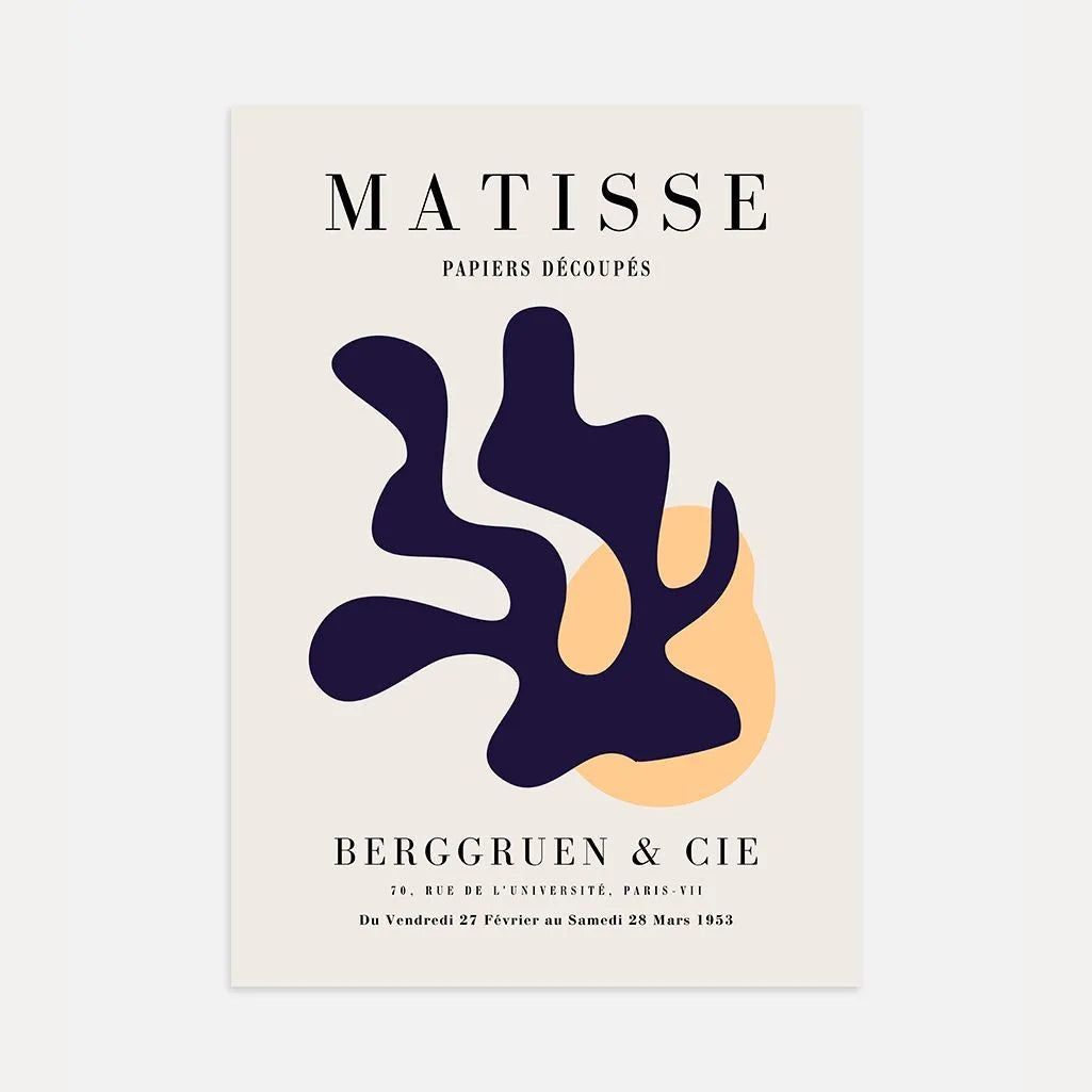 Henri Matisse Forme Abstraite Marine Affiche