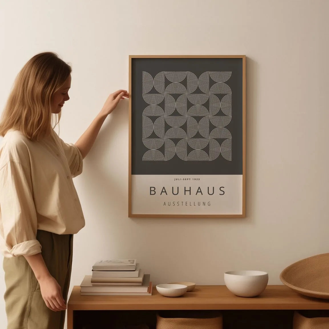 Bauhaus Blanc Affiche