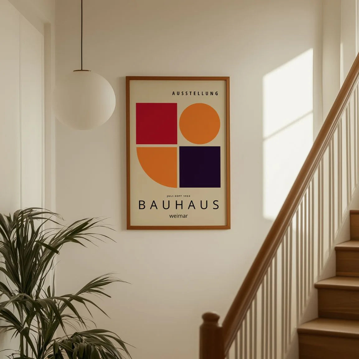 Bauhaus Rouge Énergie Affiche