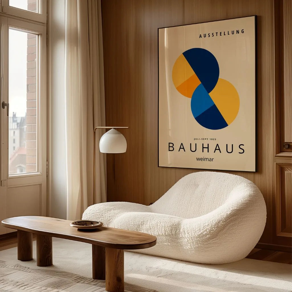 Bauhaus Formes Superposées Affiche