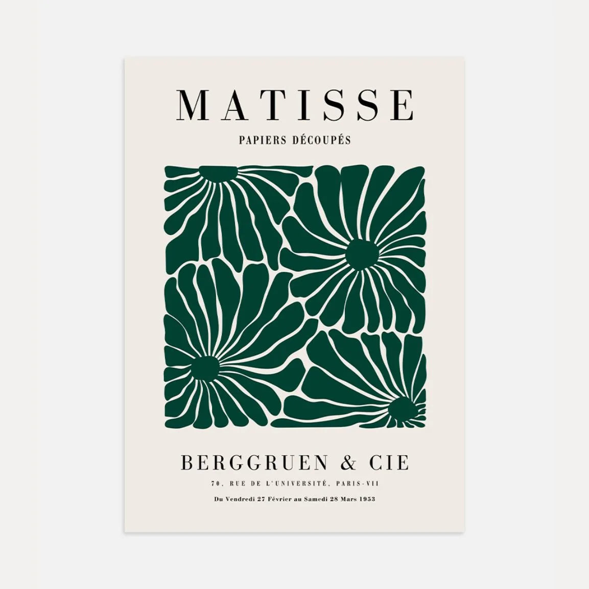 Henri Matisse Green Flowers Poster