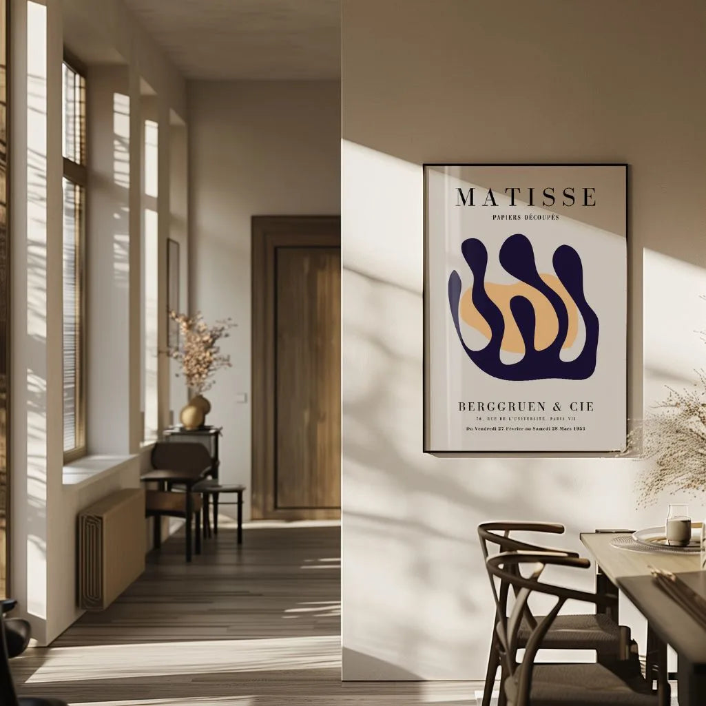 Henri Matisse Forme Abstraite Fluide Affiche