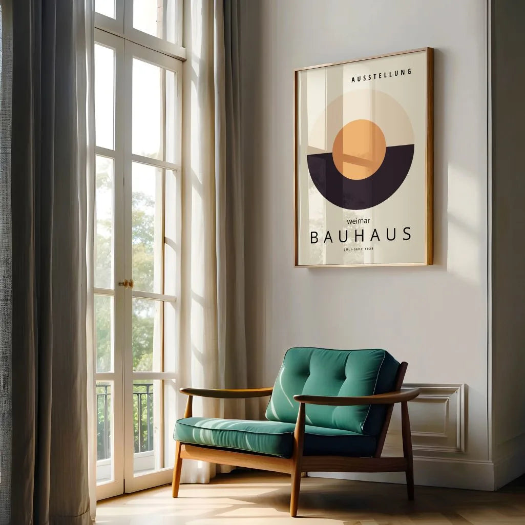 Bauhaus Harmonie Circulaire Affiche