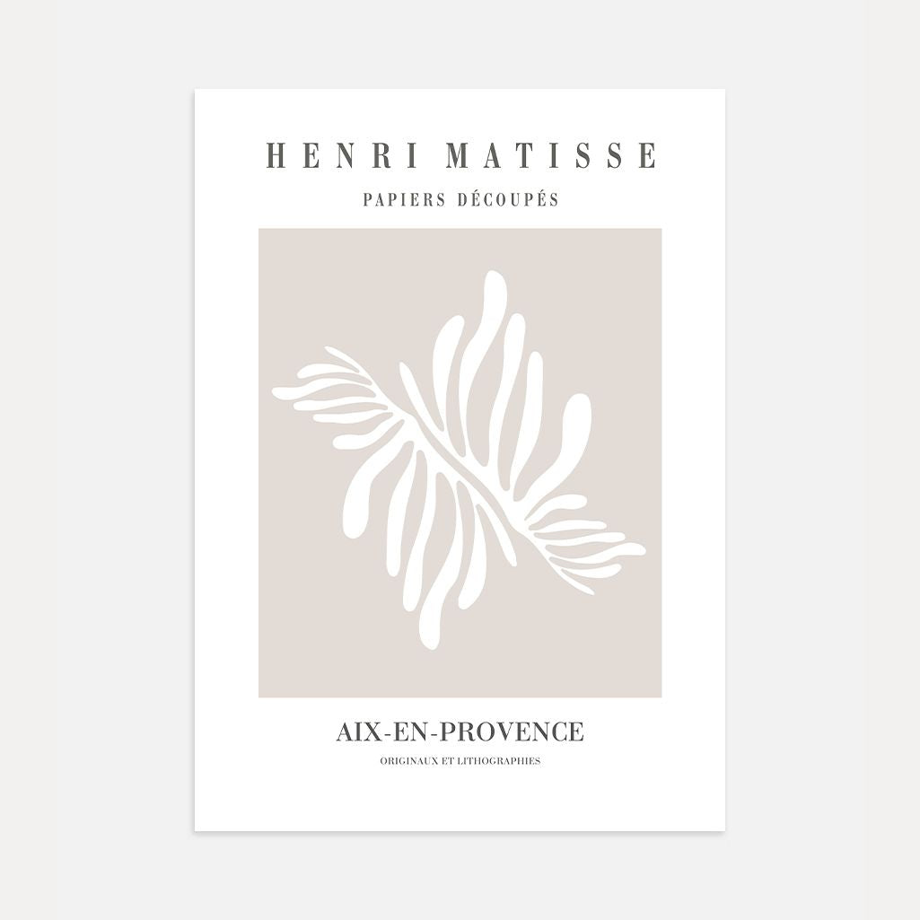 Matisse Beige Harmony Poster