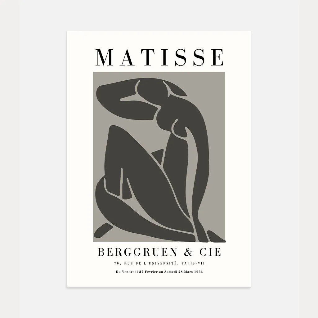 Henri Matisse – Affiche Femme Nue Grise