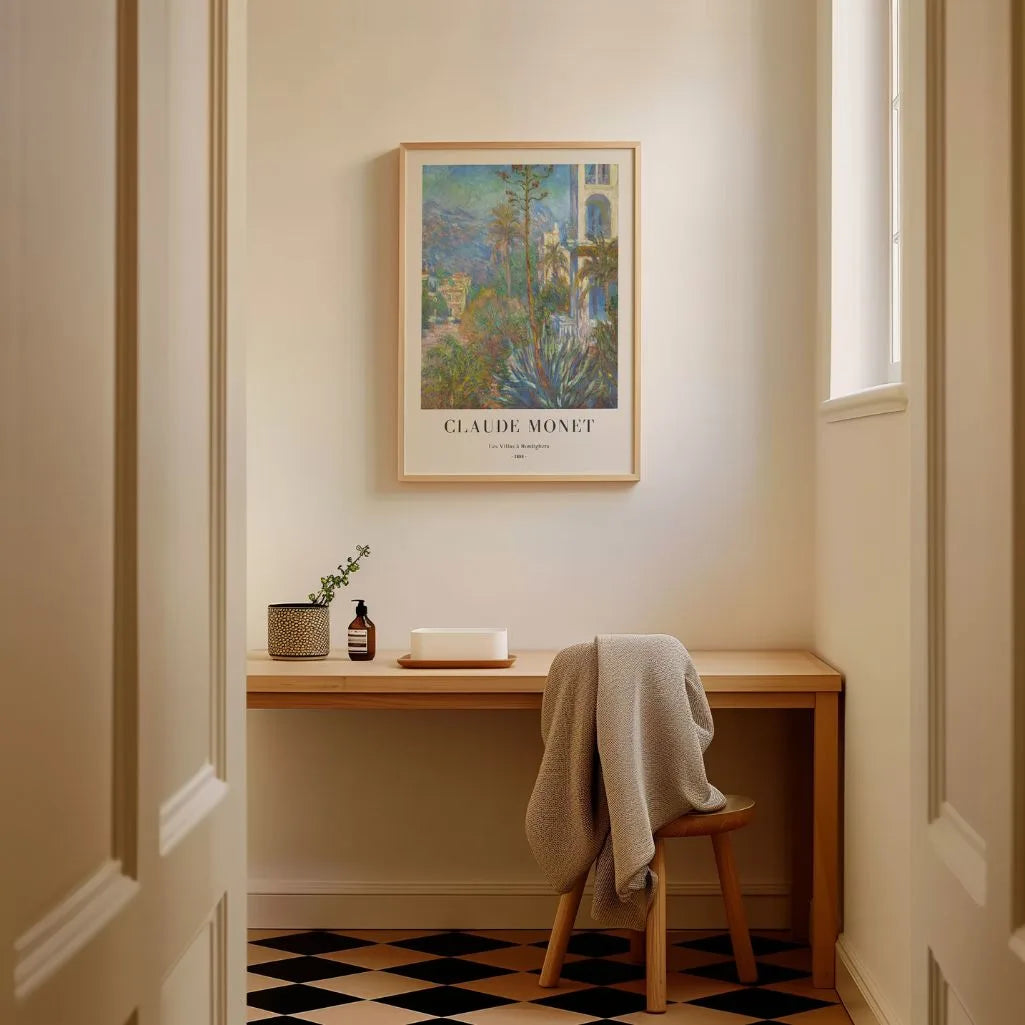 Monet Villas at Bordighera Poster