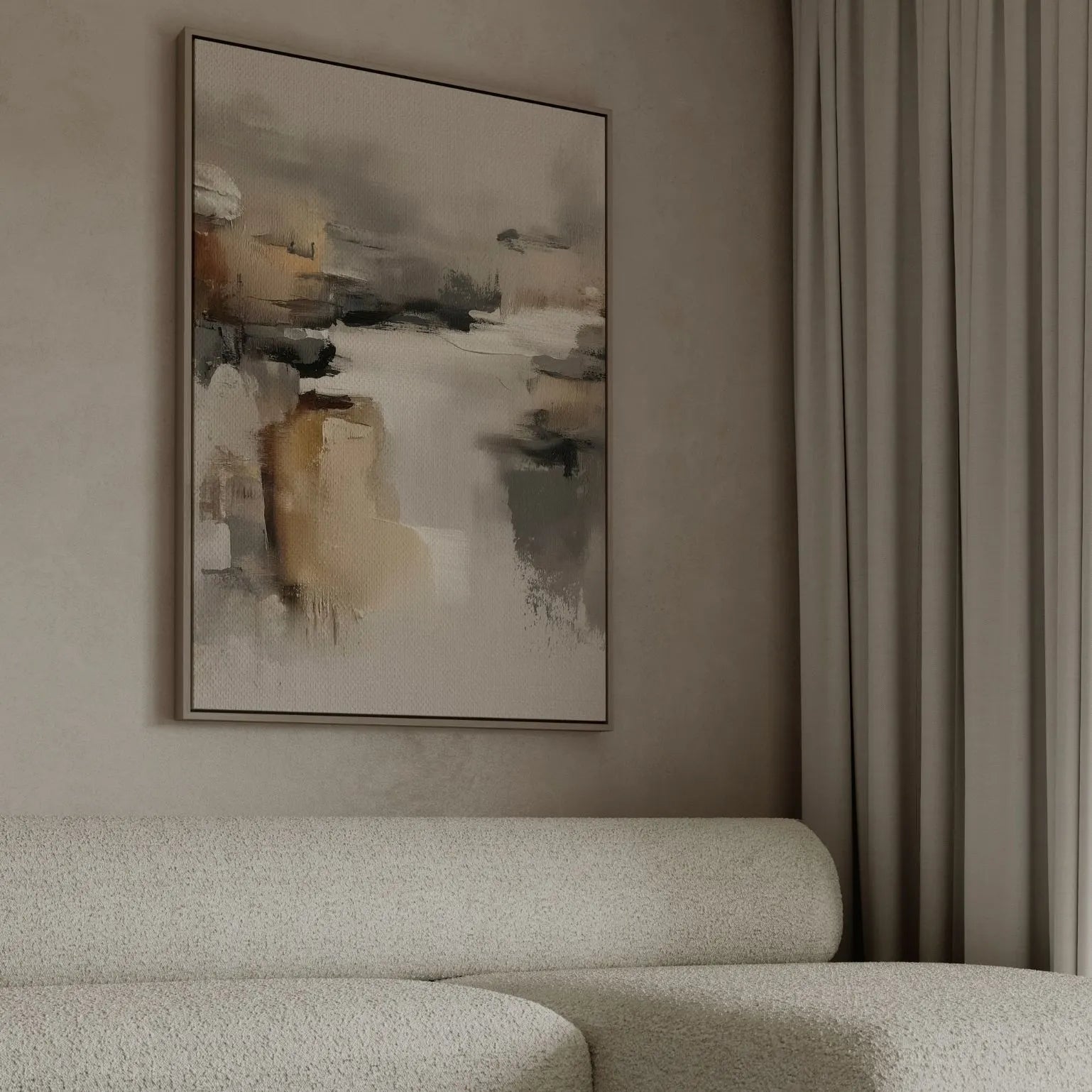 Toile encadrée – Écho du silence