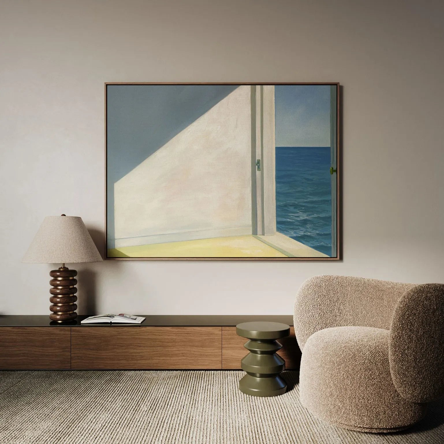 Framed Canvas Print Rooms by the Sea