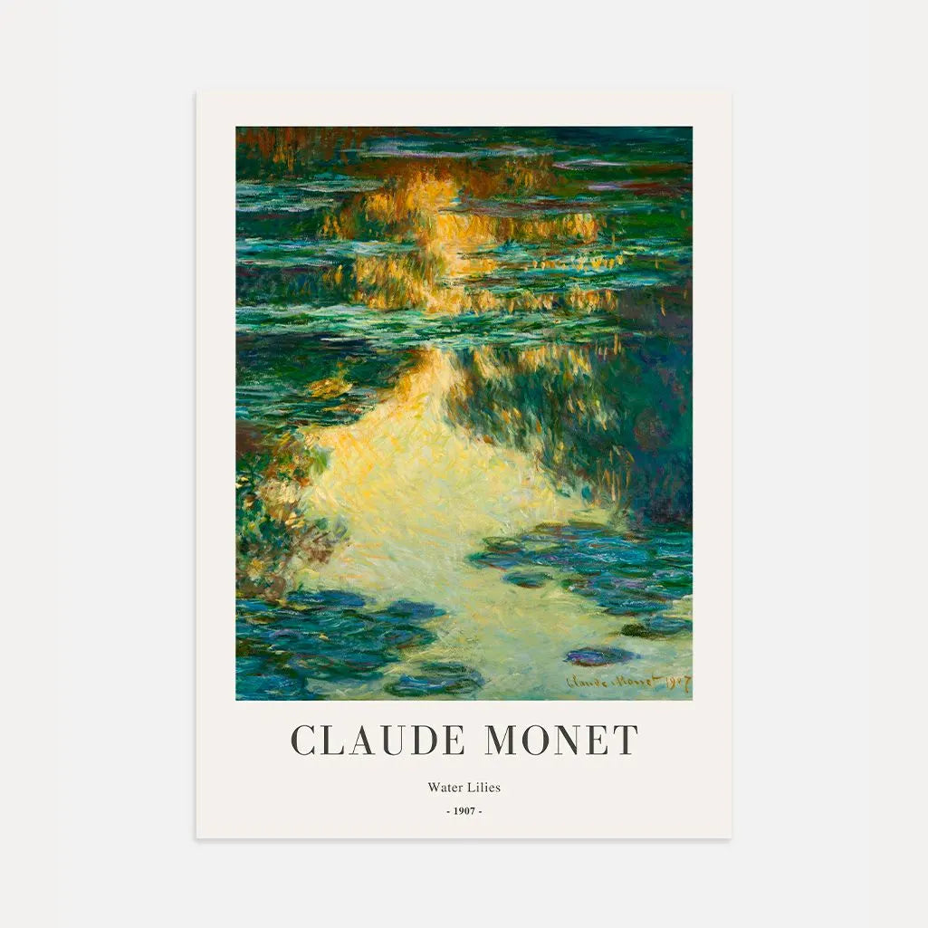 Affiche Claude Monet – Nymphéas 1907