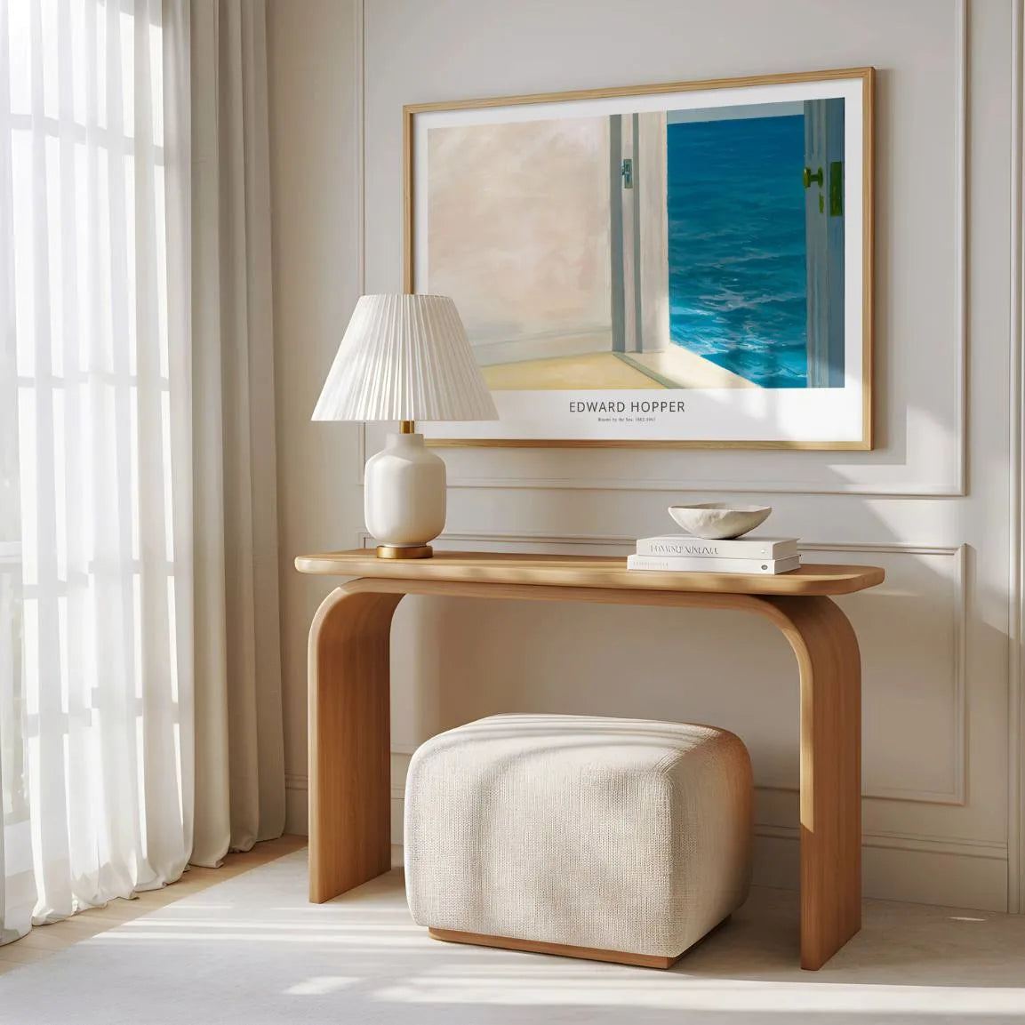 Edward Hopper Rooms by the Sea Horizontal Poster