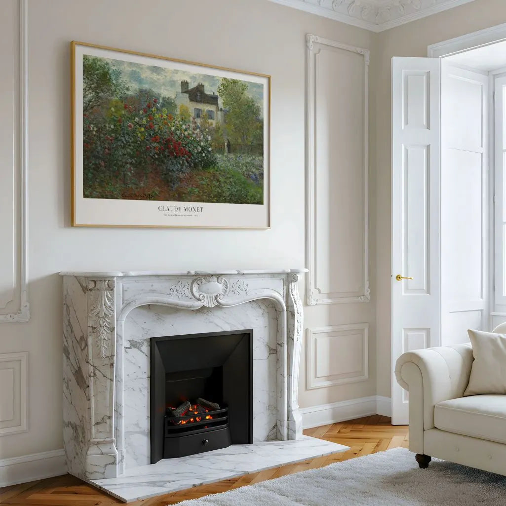 Affiche Claude Monet – Le Jardin de l’artiste à Argenteuil