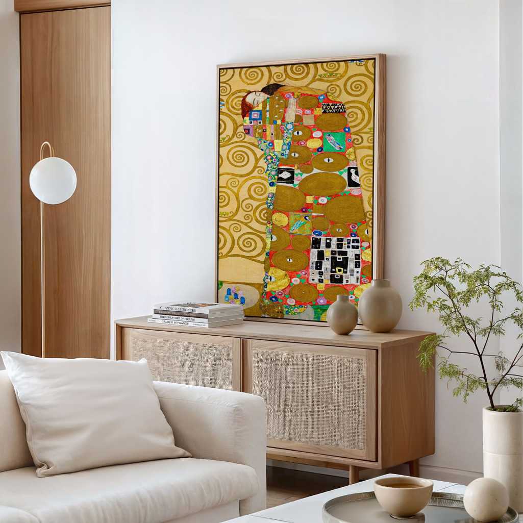 Framed Canvas Print Klimt Fulfillment