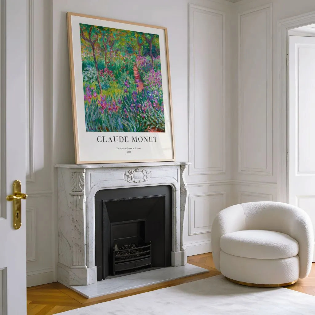 Claude Monet – Le Jardin de l’artiste à Giverny Affiche
