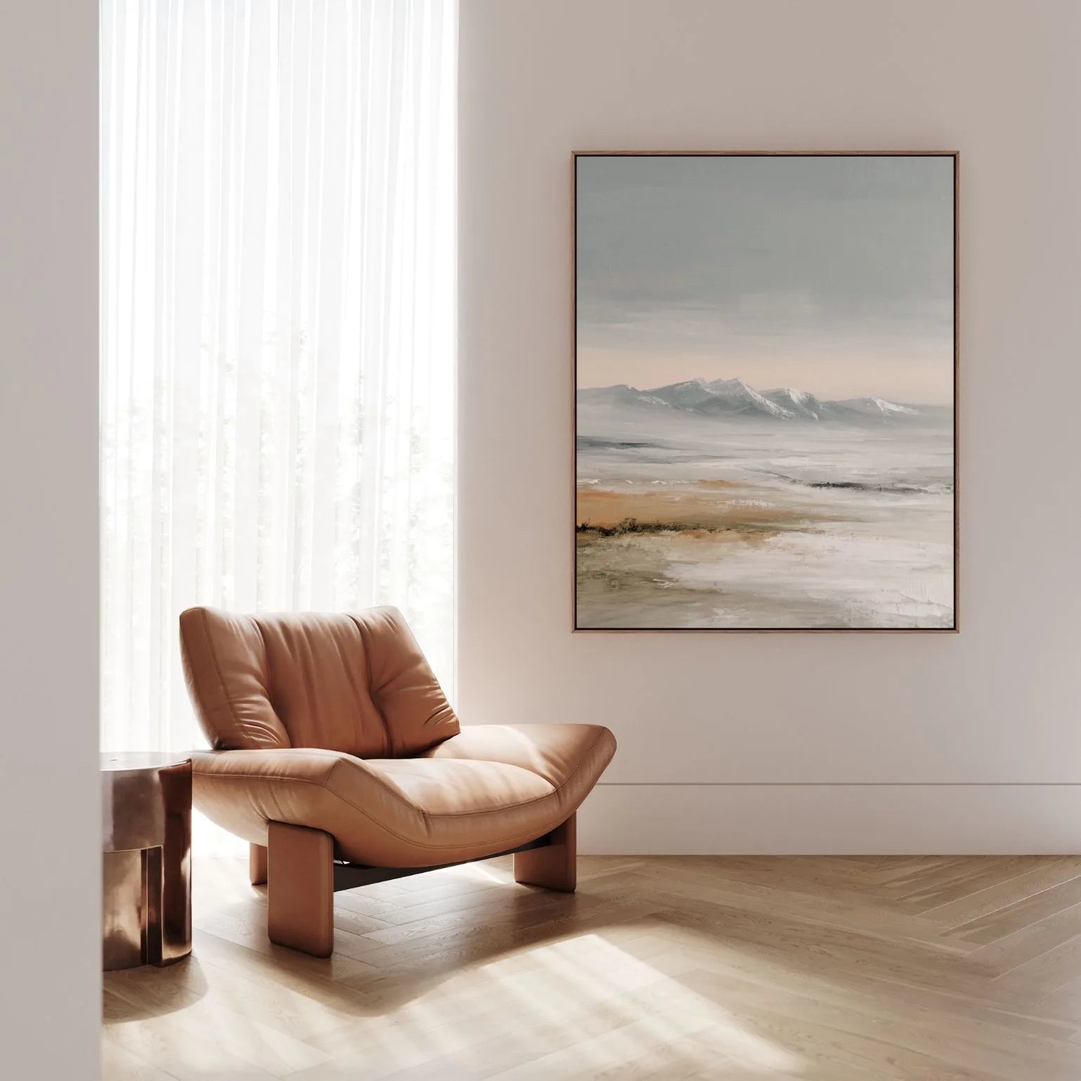 Toile encadrée – Murmure de l’horizon