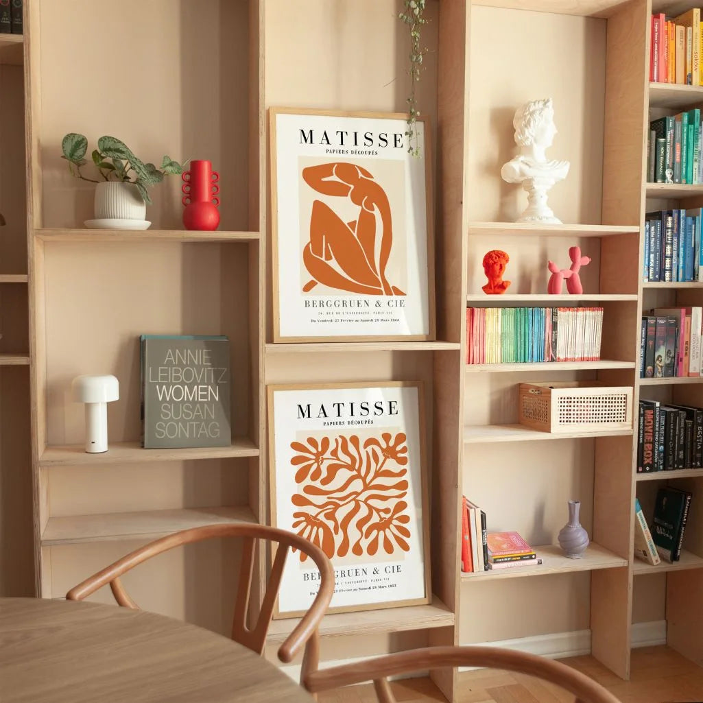 Matisse Warm Organic Poster Set of 2