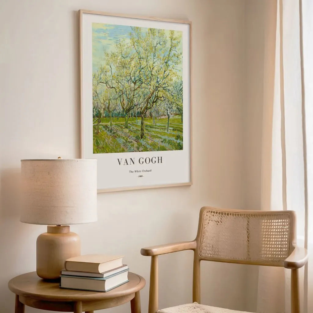 Vincent van Gogh White Orchard Poster