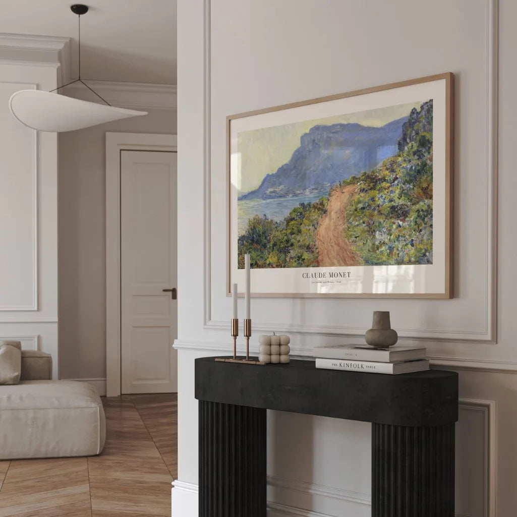 Claude Monet – La Corniche près de Monaco Affiche