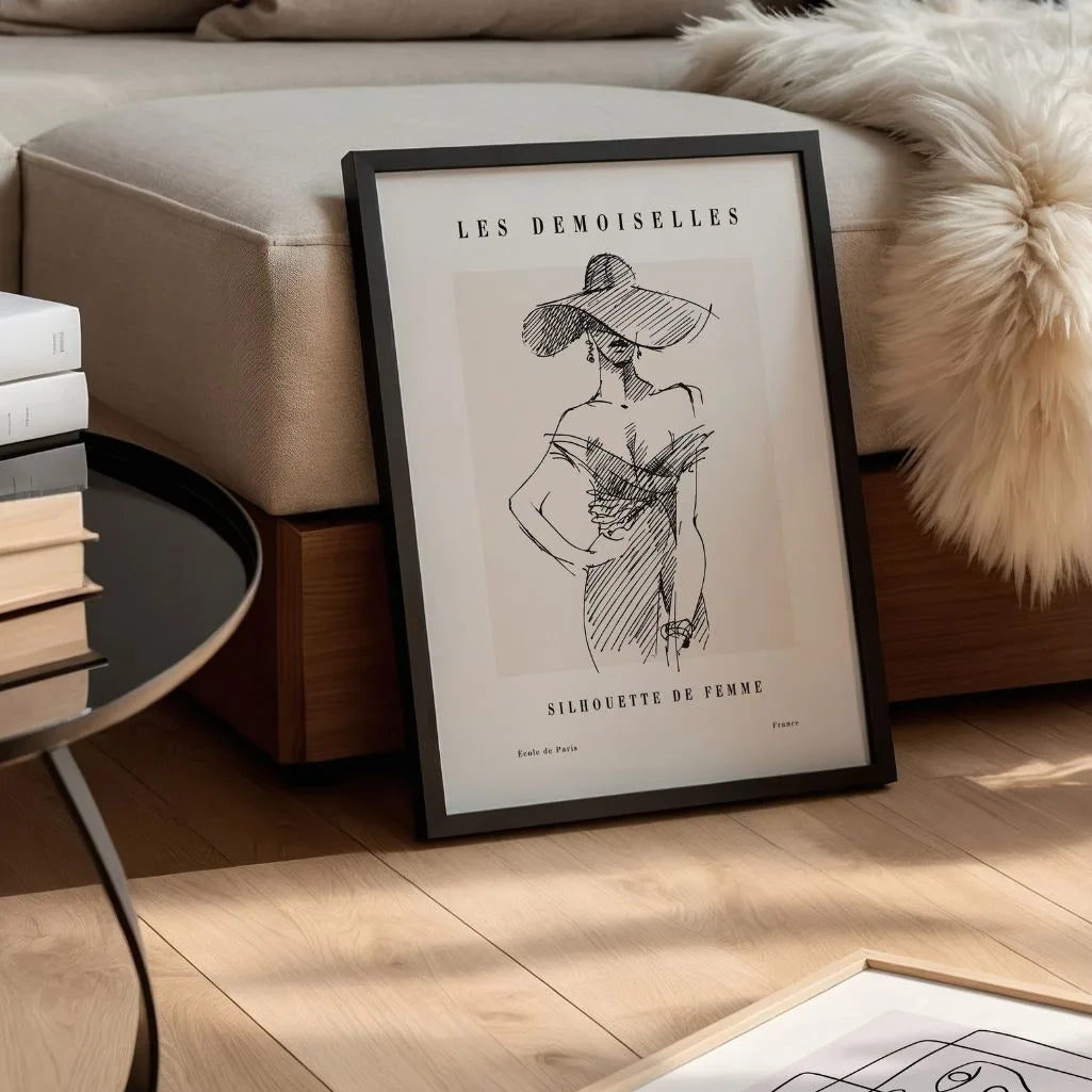 Affiche – Femme au chapeau