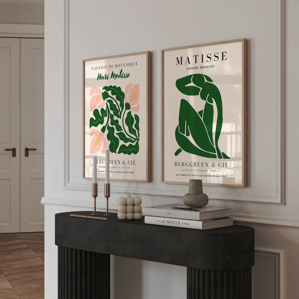Matisse Abstract Green – Set of 2 Posters