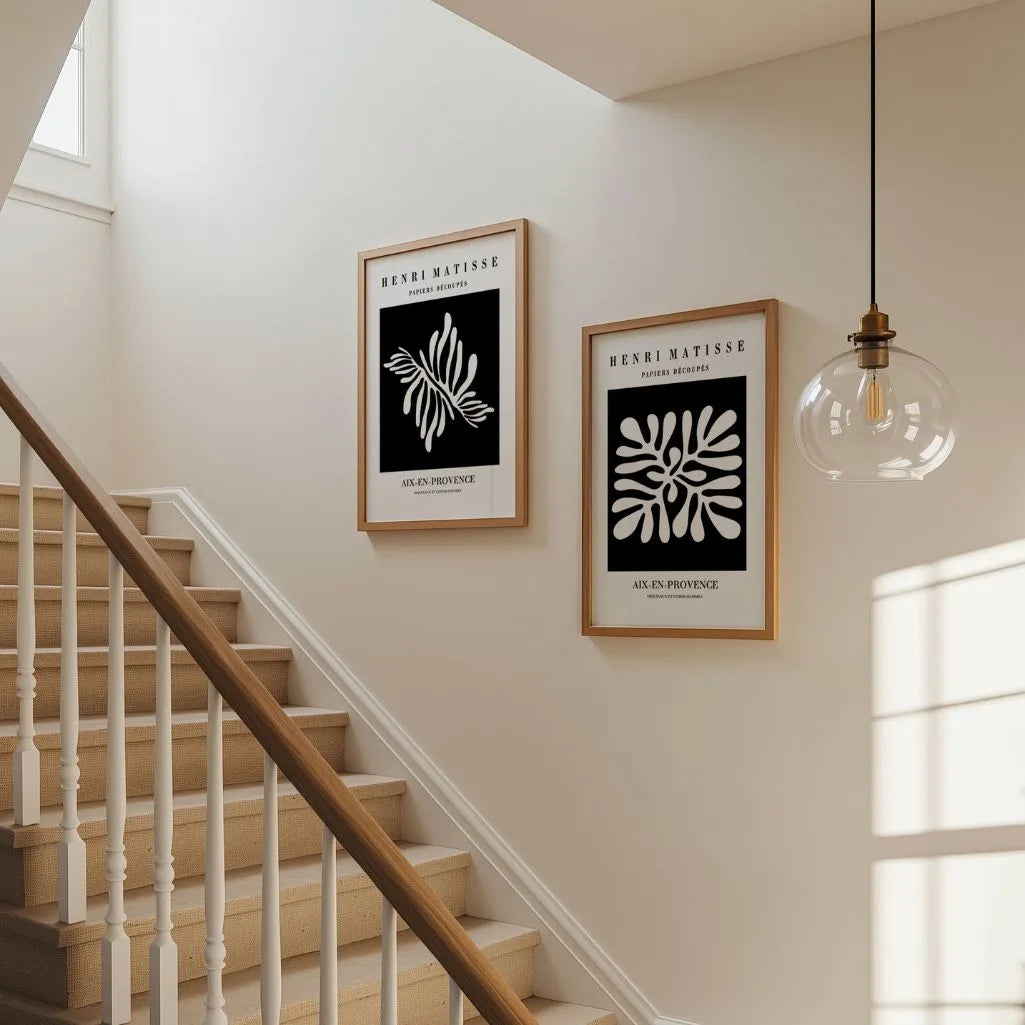 Matisse Black & White Cut-Outs Poster Set of 2