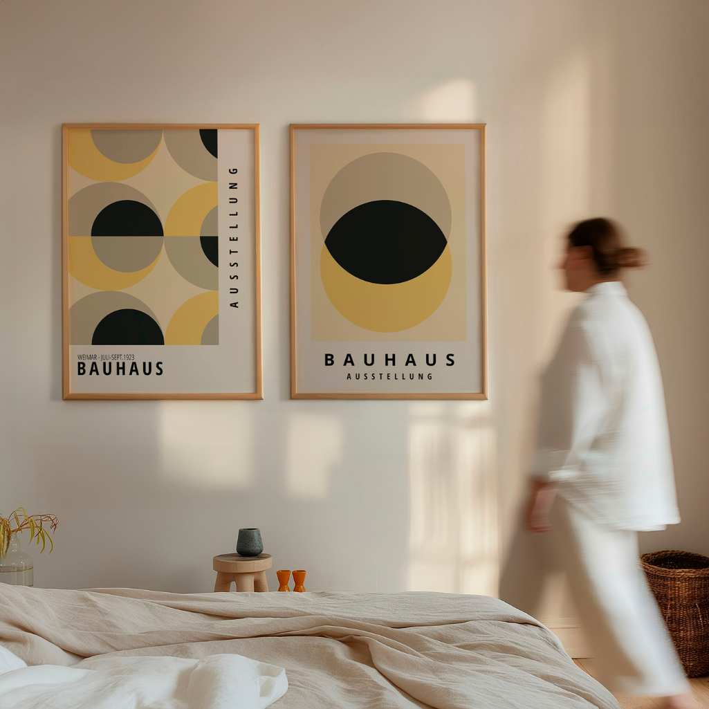 Bauhaus Jaune – Lot de 2 affiches