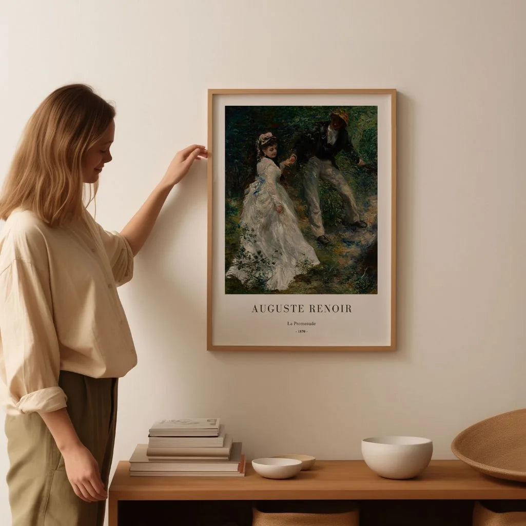Auguste Renoir La Promenade Poster