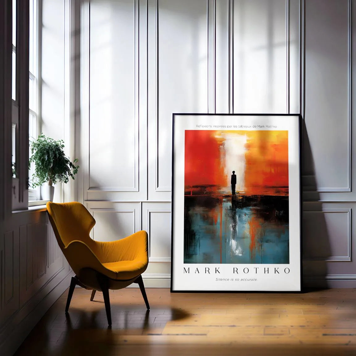Rothko-Inspired Silence of Color Poster