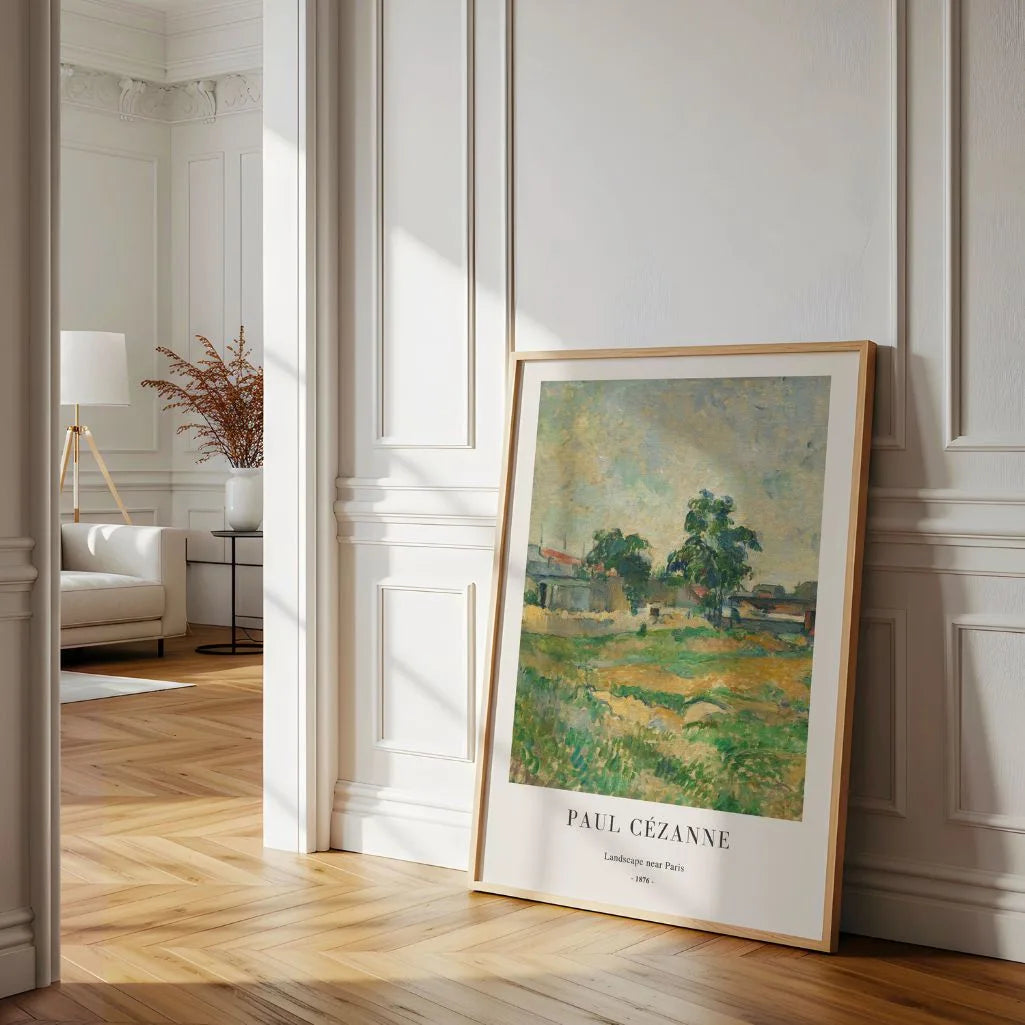 Cézanne Landscape near Paris Poster