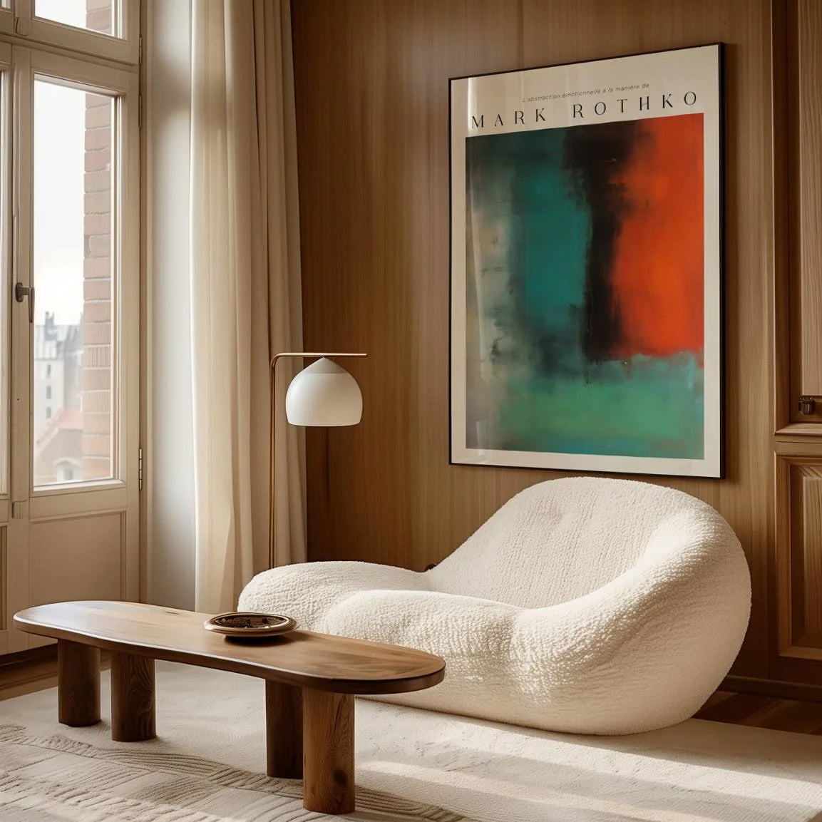 Rothko Green Depth Poster