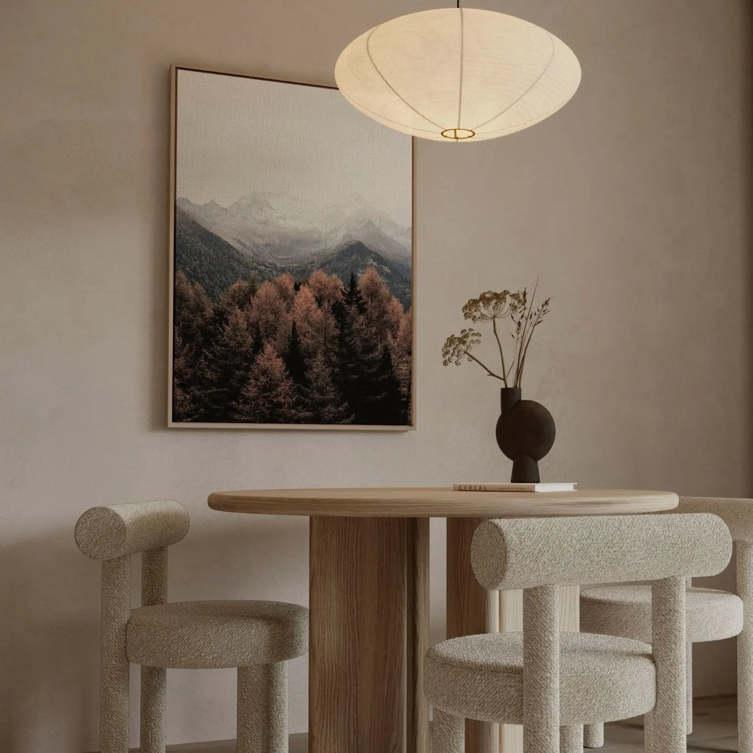 Toile encadrée - Souffle d’automne en montagne