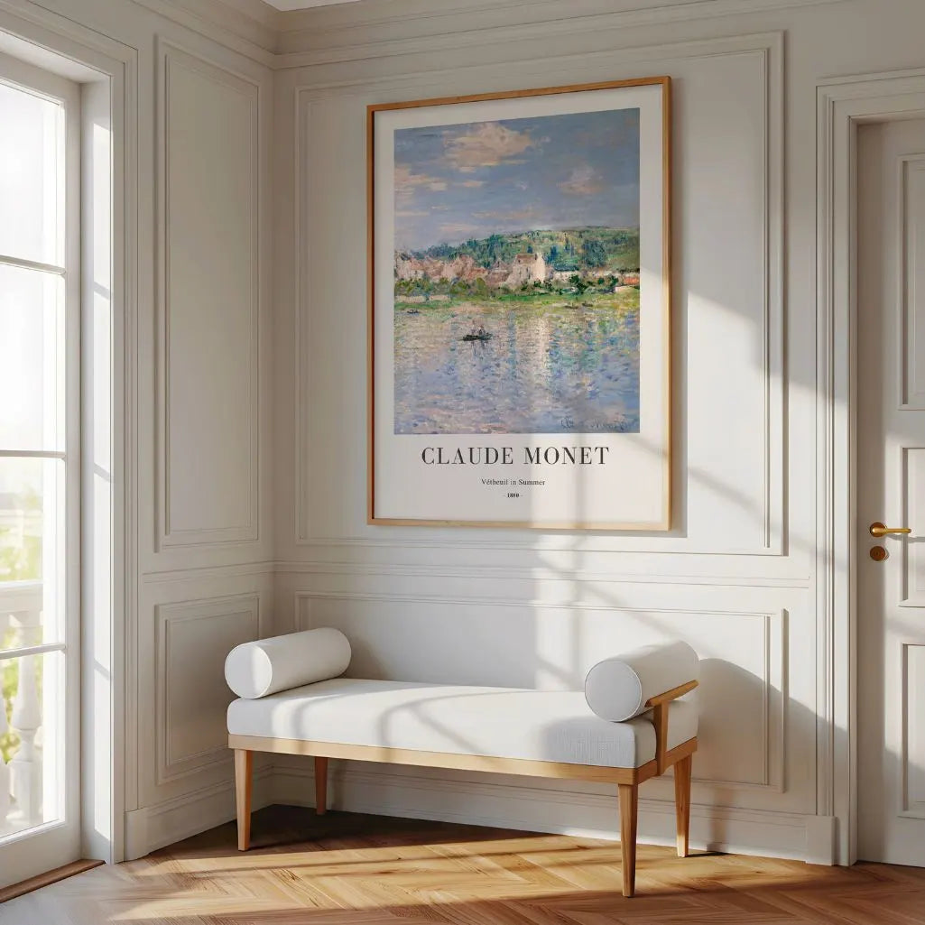 Claude Monet – Vétheuil en été (1880) Affiche