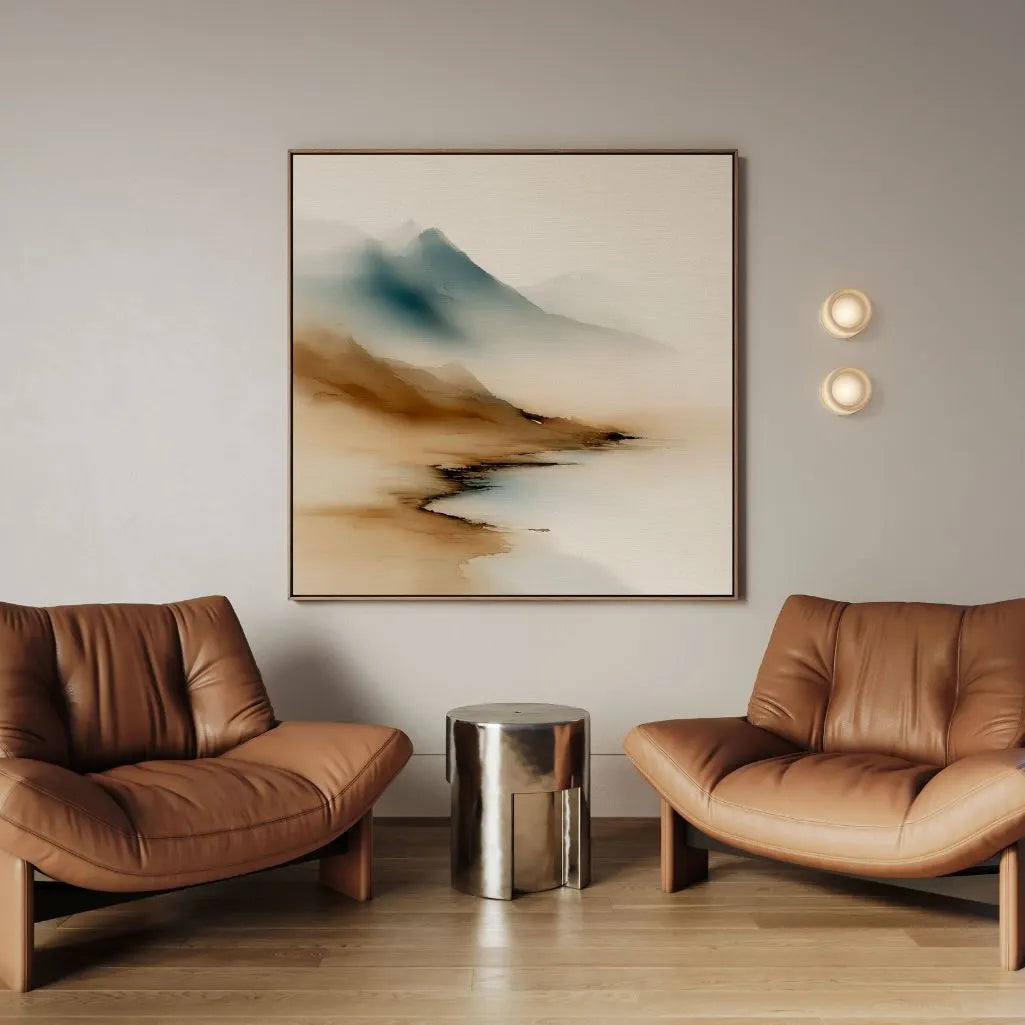 Toile encadrée – Silence des montagnes
