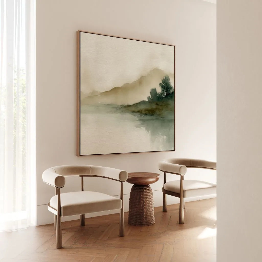 Toile encadrée – Matin brumeux