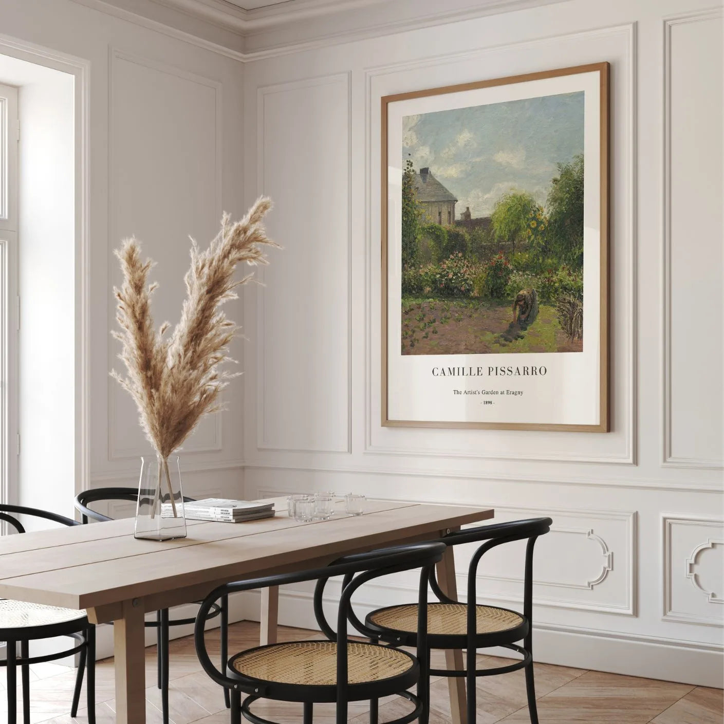 Pissarro Eragny Garden Afternoon Poster