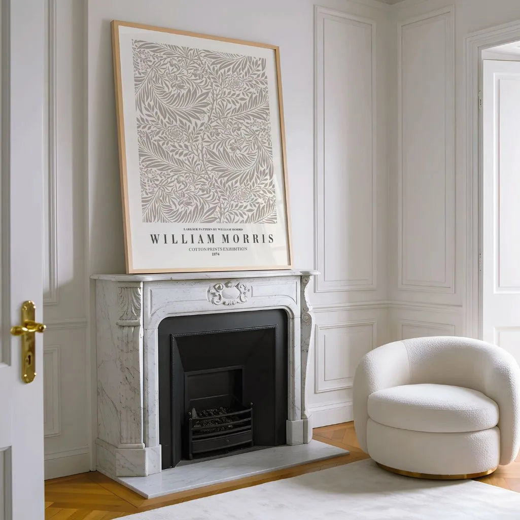 William Morris Larkspur Floral Poster